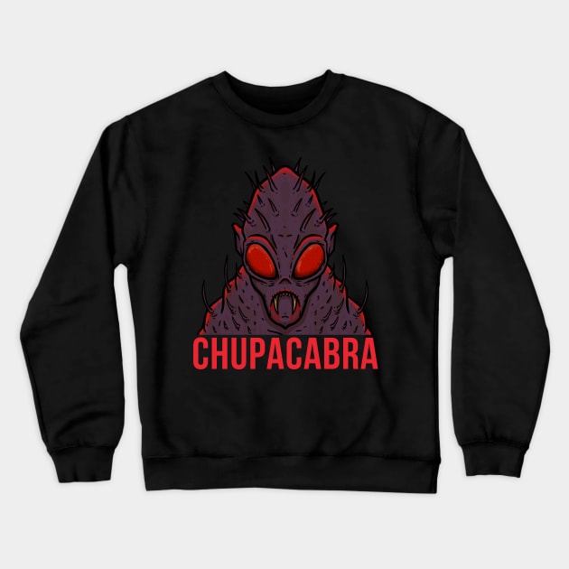 Cryptids: Chupacabra Crewneck Sweatshirt by gopencyprep